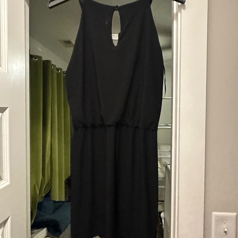 White House Black Market Black Sleeveless Mini Dress- M - Picture 2 of 2